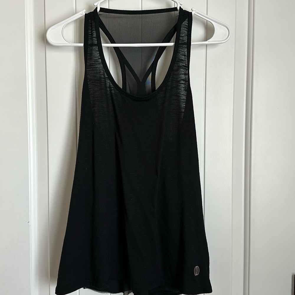Black Athletic Tank Top